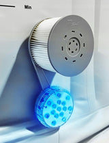 Undervandslys LED lys med ophæng. - batteridrevet og med fjernbetjening