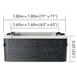 WI-FI MSPA Oslo Aero Plus udendørs spa til 6 personer FORUDBESTILLING