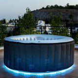Mspa Starry udendørs spa til 6 personer med blåt LED-lys