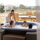 Mspa Tekapo udendørs spa til 4 personer, Blå