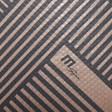 Mspa Mono med App-styring er smukt dekoreret med bronze striper på antracit baggrund