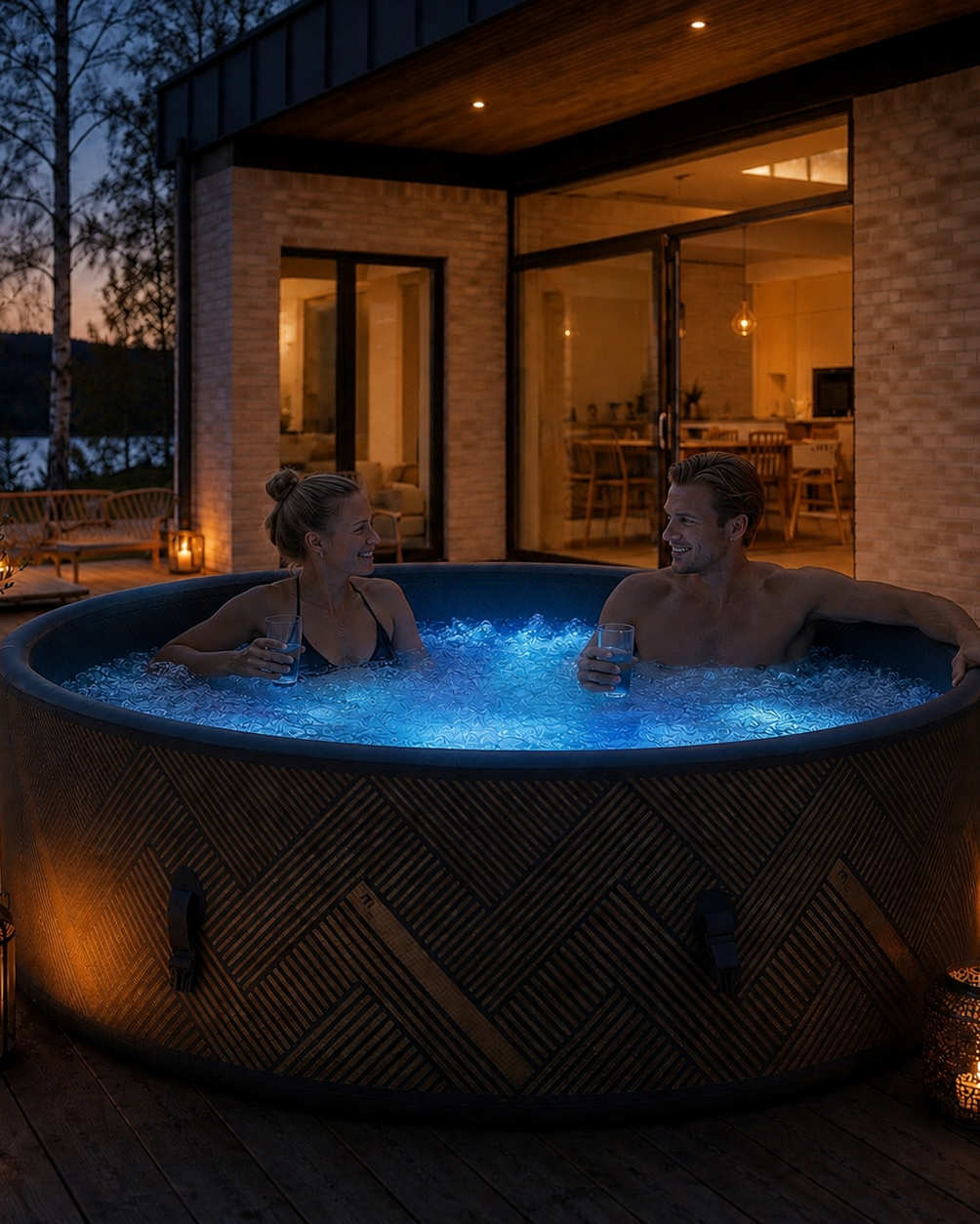 Wi-Fi Mspa Mono-ECO udendørs spa til 6 personer