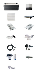 WI-FI MSPA Oslo Aero Plus udendørs spa til 6 personer FORUDBESTILLING