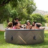 Mspa Mono-ECO 8 personers spabad set ovenfra