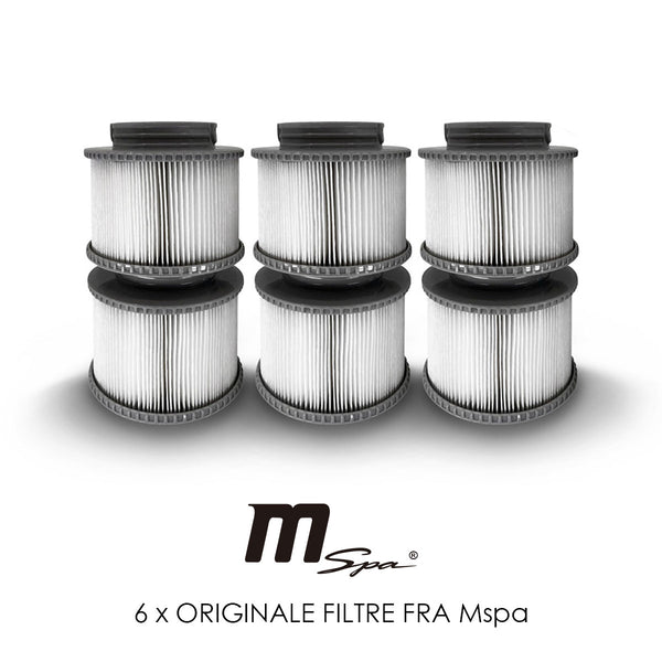 6 filtre til Mspa spabad